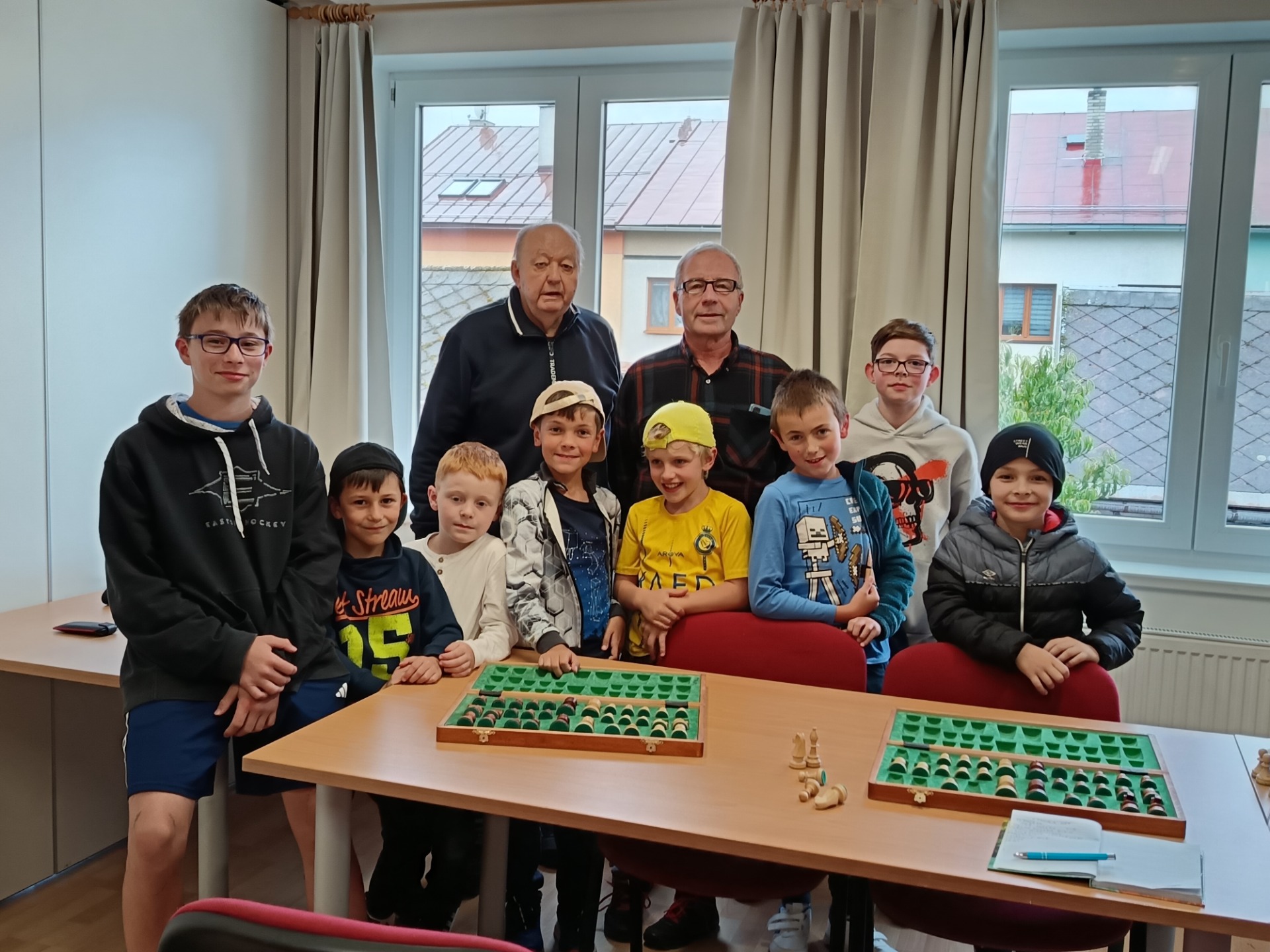 Fotografie z úvodního tréninku